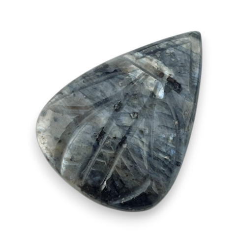 Larvikite carved cabochon 30x22 mm no 14 Larvikite carved cabochon 30x22 mm no 14