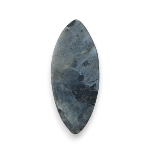 Larvikite carved cabochon 32x13 mm no 24 Larvikite carved cabochon 32x13 mm no 24