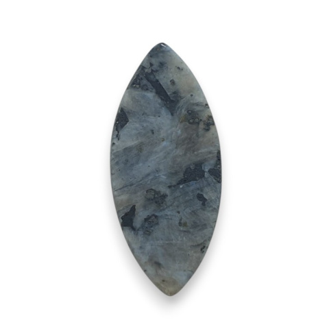 Larvikite carved cabochon 32x13 mm no 48 Larvikite carved cabochon 32x13 mm no 48