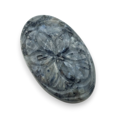 Larvikite carved cabochon 32x19 mm no 26 Larvikite carved cabochon 32x19 mm no 26