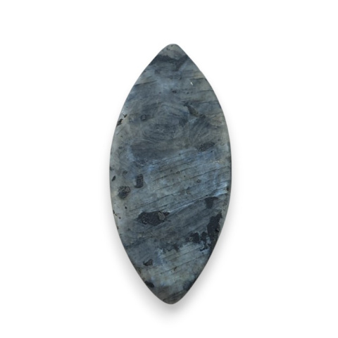 Larvikite carved cabochon 36x17 mm no 53 Larvikite carved cabochon 36x17 mm no 53