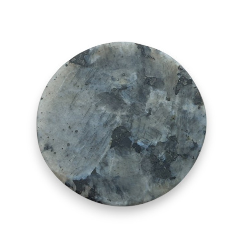 Larvikite carved cabochon fi 30 mm no 29 Larvikite carved cabochon fi 30 mm no 29
