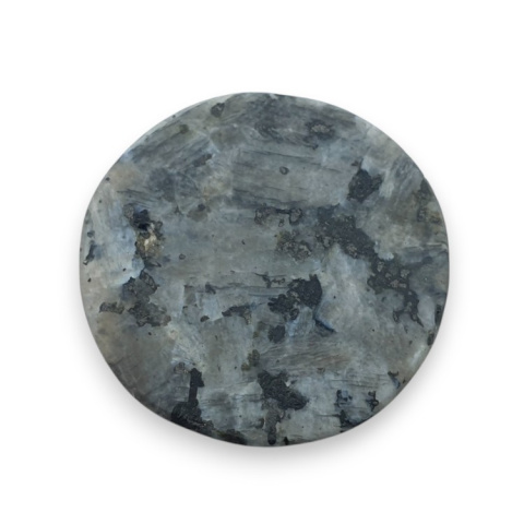 Larvikite carved cabochon fi 30 mm no 49 Larvikite carved cabochon fi 30 mm no 49