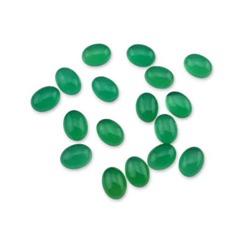 Green onyx cabochon 8x6 mm 1 pc Green onyx cabochon 8x6 mm 1 pc