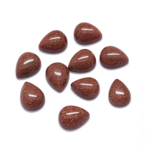 Sandstone teardrop cabochon 8x6 mm 1 pc Sandstone teardrop cabochon 8x6 mm 1 pc