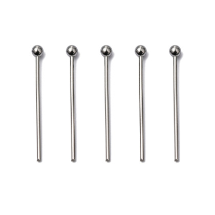 Pins with ball stainless steel 20x0.7 mm 20 pcs