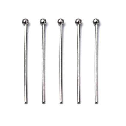 Pins with ball stainless steel 30x0.7 mm 20 pcs