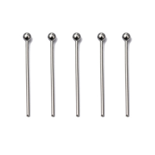 Pins with ball stainless steel 18x0.7 mm 20 pcs