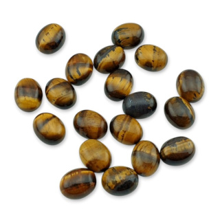 Tiger's eye cabochon 10x8 mm 1 pc