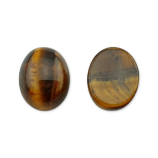 Tiger's eye cabochon 10x8 mm 1 pc