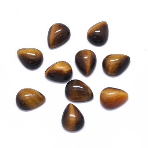 Tiger eye teardrop cabochon 8x6 mm 1 pc Tiger eye teardrop cabochon 8x6 mm 1 pc