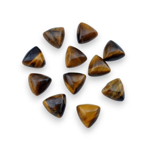 Tiger eye cabochon trillion 10x10 mm 1 pc Tiger eye cabochon trillion 10x10 mm 1 pc