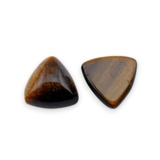 Tiger eye cabochon trillion 10x10 mm 1 pc