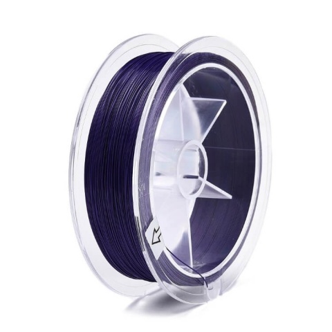 Japanese round nylon coated steel wire 0.4 mm 2 m purple Japanese round nylon coated steel wire 0.4 mm 2 m purple