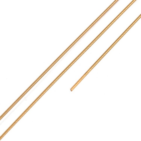 Japanese round nylon coated steel wire 0.4 mm 2 m color old gold Japanese round nylon coated steel wire 0.4 mm 2 m color old gold