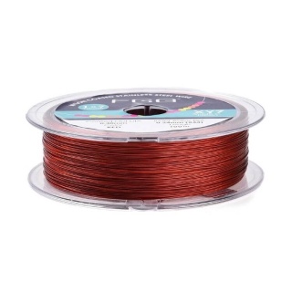 Japanese round nylon coated steel wire 0.4 mm 2 m red