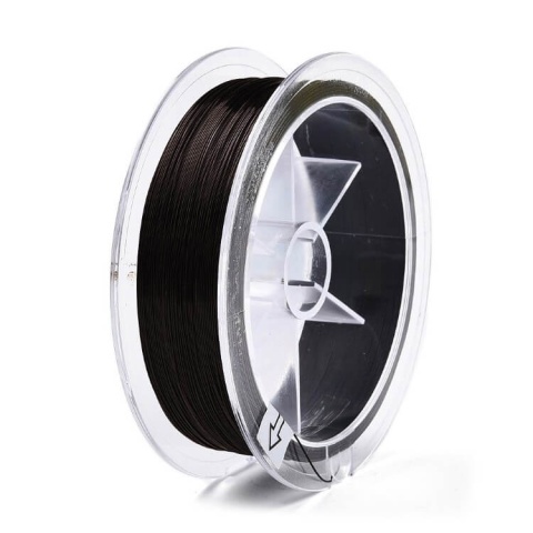 Japanese round nylon coated steel wire 0.4 mm 2 m brown Japanese round nylon coated steel wire 0.4 mm 2 m brown