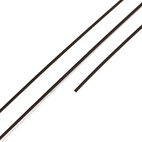 Japanese round nylon coated steel wire 0.4 mm 2 m brown Japanese round nylon coated steel wire 0.4 mm 2 m brown