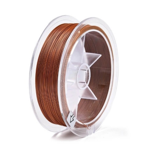 Japanese round nylon coated steel wire 0.4 mm 2 m copper color Japanese round nylon coated steel wire 0.4 mm 2 m copper color