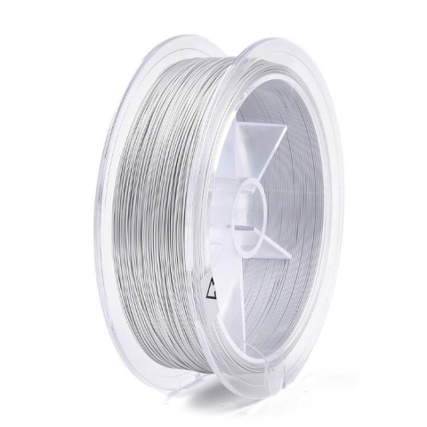 Japanese round nylon coated steel wire 0.4 mm 2 m silver Japanese round nylon coated steel wire 0.4 mm 2 m silver