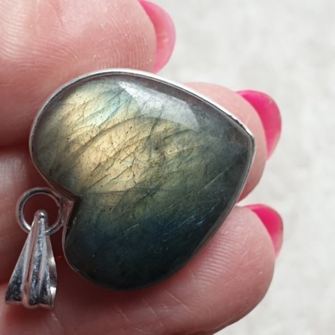 Labradorite pendant 22x22 mm no A36 Labradorite pendant 22x22 mm no A36