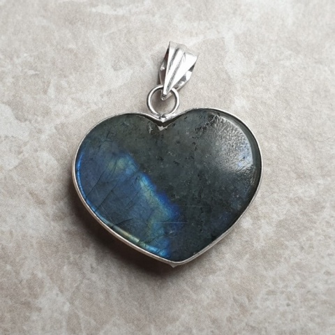 Labradorite pendant 27x22 mm no A24 Labradorite pendant 27x22 mm no A24