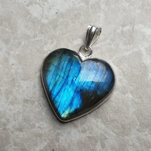 Labradorite pendant 28x26 mm no A13 Labradorite pendant 28x26 mm no A13