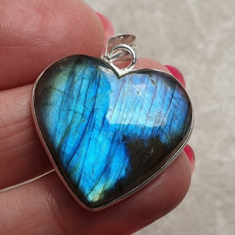 Labradorite pendant 28x26 mm no A13 Labradorite pendant 28x26 mm no A13