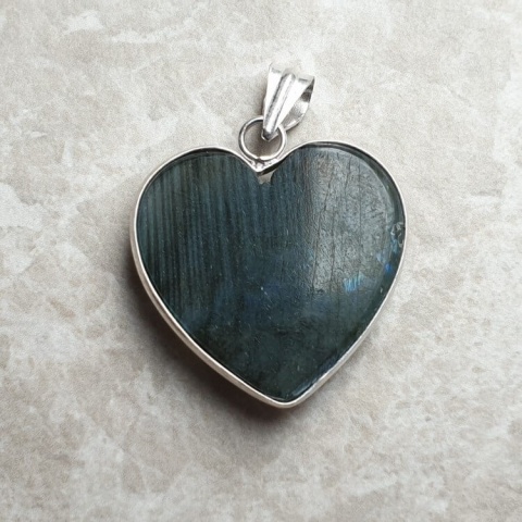Labradorite pendant 28x27 mm no 992 Labradorite pendant 28x27 mm no 992