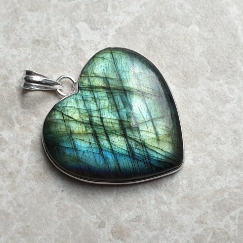 Labradorite pendant 32x31 mm no A4 Labradorite pendant 32x31 mm no A4