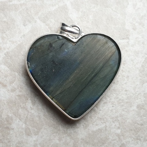 Labradorite pendant 33x29 mm no 968 Labradorite pendant 33x29 mm no 968