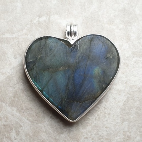 Labradorite pendant 36x31 mm no 964 Labradorite pendant 36x31 mm no 964