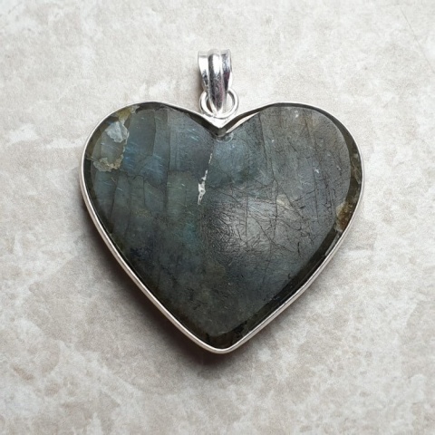 Labradorite pendant 36x32 mm no 963 Labradorite pendant 36x32 mm no 963