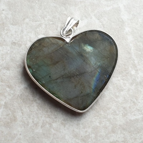 Labradorite pendant 36x32 mm no A2 Labradorite pendant 36x32 mm no A2