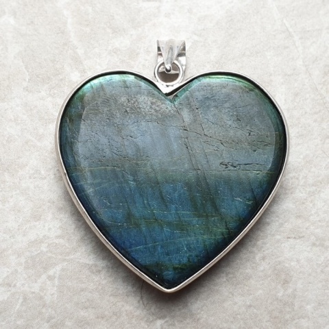Labradorite pendant 38x35 mm no 954 Labradorite pendant 38x35 mm no 954