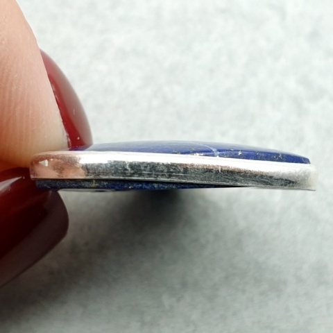 Lapis lazuli pendant 26x22 mm no 207 Lapis lazuli pendant 26x22 mm no 207