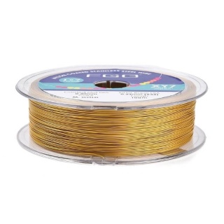 Japanese round nylon coated steel wire 0.4 mm 2 m gold