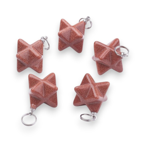 Sandstone merkaba pendant 20 mm 1 pc Sandstone merkaba pendant 20 mm 1 pc