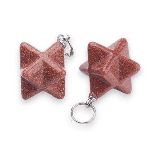 Sandstone merkaba pendant 20 mm 1 pc