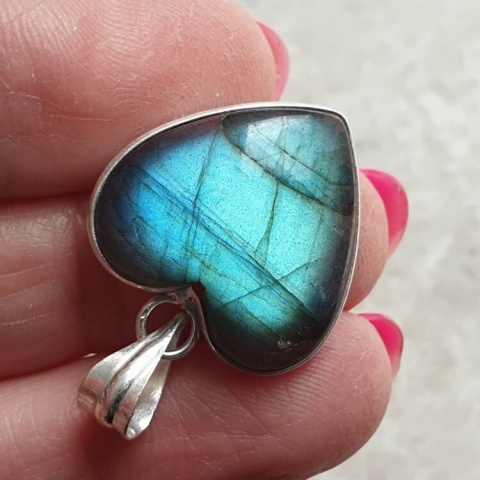 Labradorite pendant 21x21 mm no A51 Labradorite pendant 21x21 mm no A51