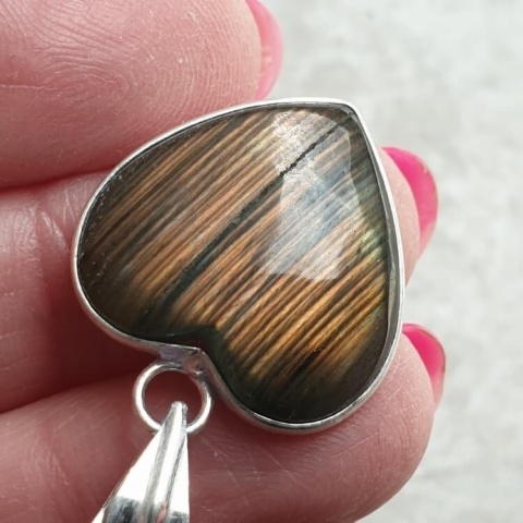 Labradorite pendant 21x21 mm no A53 Labradorite pendant 21x21 mm no A53