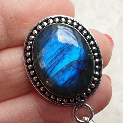 Labradorite pendant 23x18 mm no A143 Labradorite pendant 23x18 mm no A143