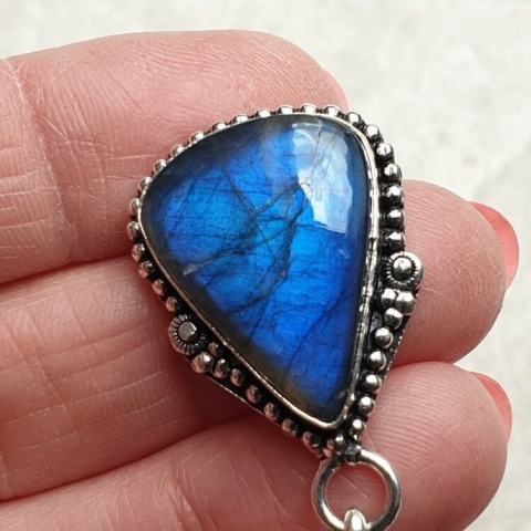 Labradorite pendant 23x18 mm no A149 Labradorite pendant 23x18 mm no A149