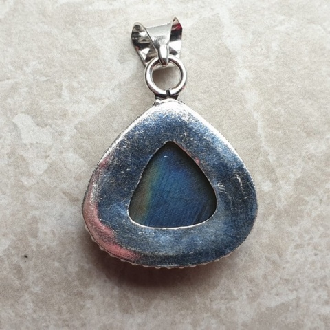 Labradorite pendant 23x22 mm no A202 Labradorite pendant 23x22 mm no A202