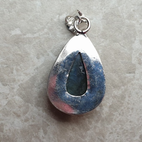Labradorite pendant 24x16 mm no A196 Labradorite pendant 24x16 mm no A196