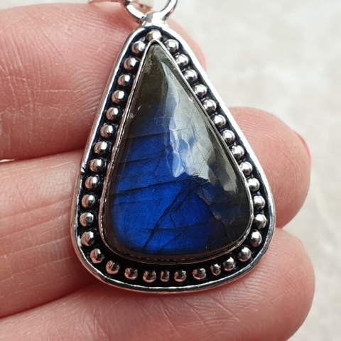 Labradorite pendant 24x16 mm no A248 Labradorite pendant 24x16 mm no A248