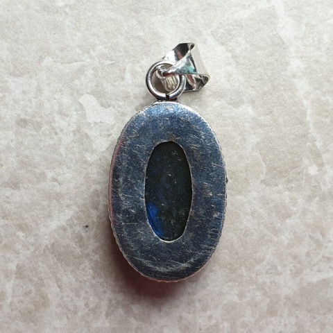 Labradorite pendant 26x16 mm no A112 Labradorite pendant 26x16 mm no A112