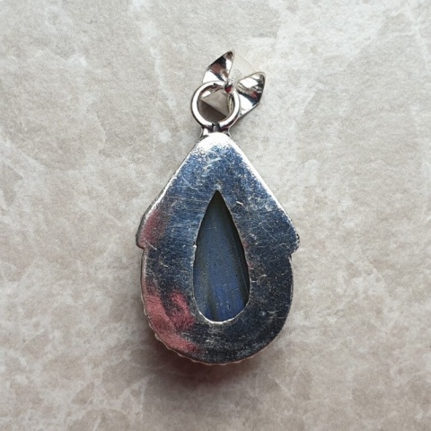 Labradorite pendant 26x16 mm no A162 Labradorite pendant 26x16 mm no A162