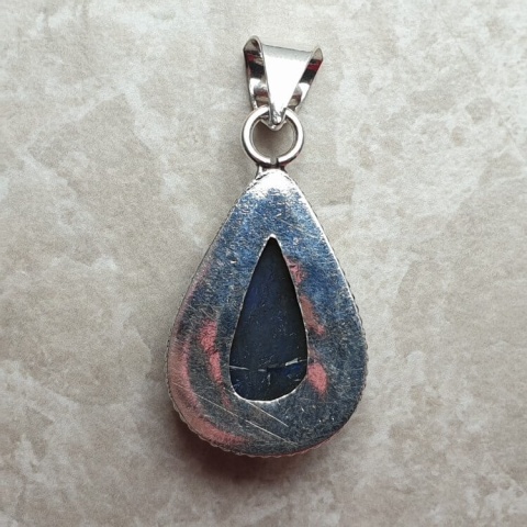 Labradorite pendant 26x17 mm no A257