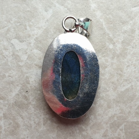 Labradorite pendant 27x15 mm no A119 Labradorite pendant 27x15 mm no A119